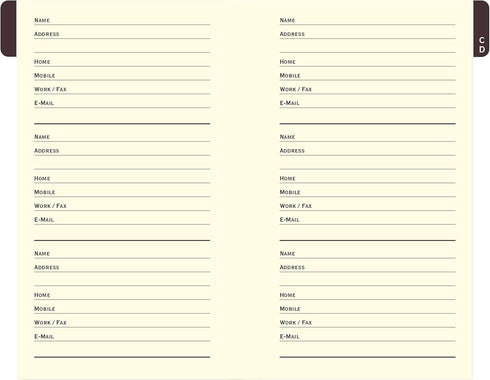 ADDRESS BOOK